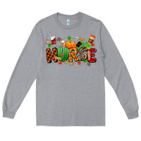 Heather Grey fall nurse Long Sleeve Tee - MaliasSmallBusiness