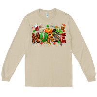 Mushroom fall nurse Long Sleeve Tee - MaliasSmallBusiness