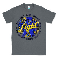 Charcoal Heather fight colorectal cancer Classic Tee - NancyCooperArtShop