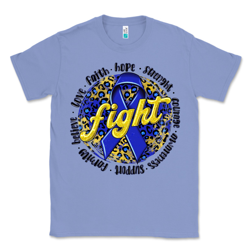 Fight Colorectal Cancer Classic Tee by NancyCooperArtShop | Teevron