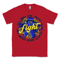 Red fight colorectal cancer Classic Tee - NancyCooperArtShop