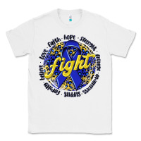 White fight colorectal cancer Classic Tee - NancyCooperArtShop