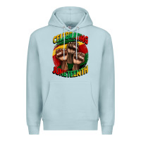 Blue Mist im celebrating juneteenth  (1) Premium Hoodie - CowGirlArtShop