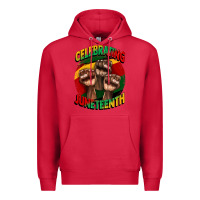 Cardinal im celebrating juneteenth  (1) Premium Hoodie - CowGirlArtShop