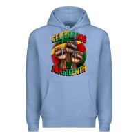 Colony Blue im celebrating juneteenth  (1) Premium Hoodie - CowGirlArtShop
