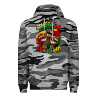 Slate Camo im celebrating juneteenth  (1) Premium Hoodie - CowGirlArtShop