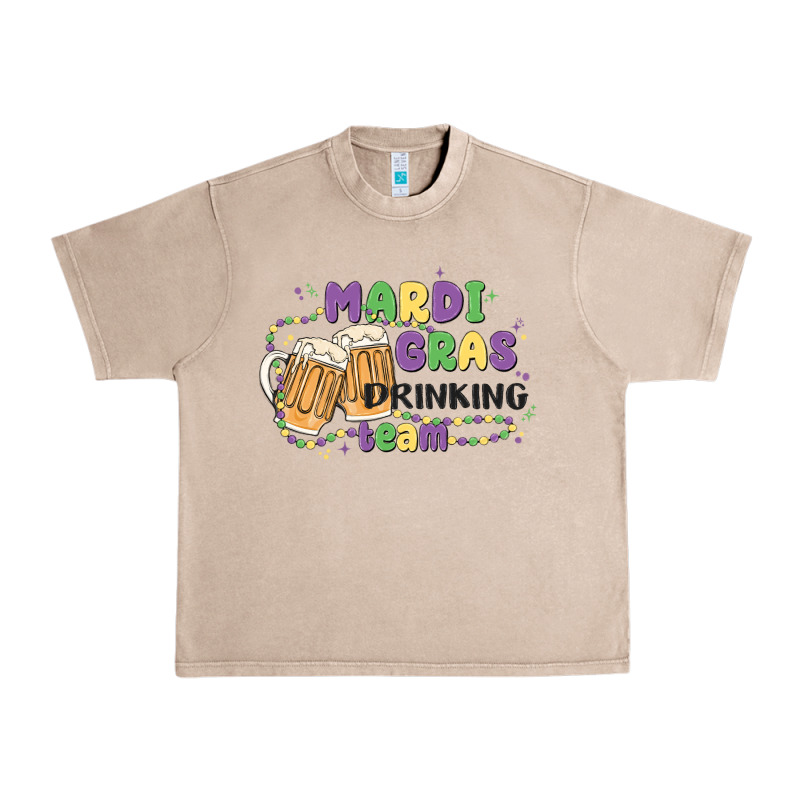 Mardi Gras Drinking Team Urban Heavy Tee by MaliasSmallBusiness | Teevron