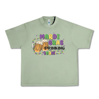Oil Green mardi gras drinking team Urban Heavy Tee - MaliasSmallBusiness