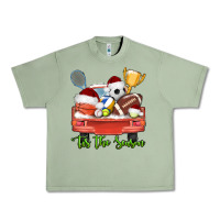 Oil Green tis the season sports truck christmas Urban Heavy Tee - AdoDesignShop