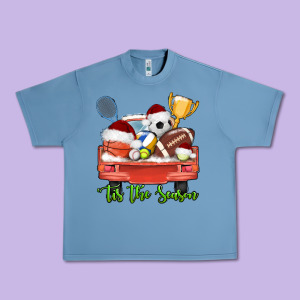 Tis The Season Sports Truck Christmas Urban Heavy Tee Designed By Adodesignshop