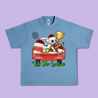 Tis The Season Sports Truck Christmas Urban Heavy Tee Designed By Adodesignshop