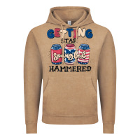 Vintage Coffee getting star spangled hammered Vintage Hoodie - MaliasSmallBusiness