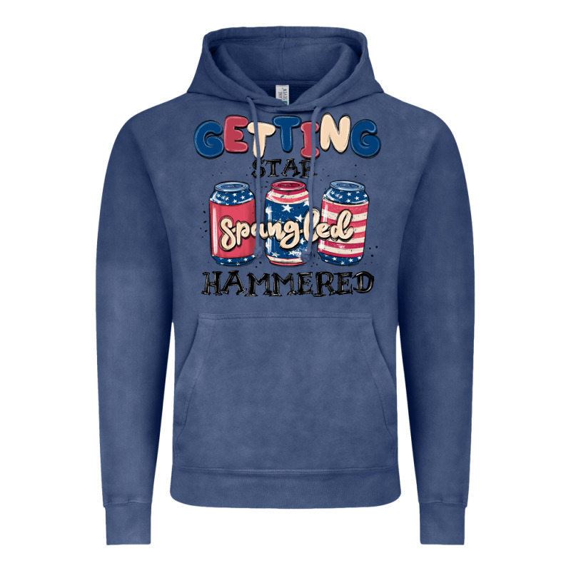 Getting Star Spangled Hammered Vintage Hoodie by MaliasSmallBusiness | Teevron