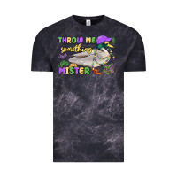 Cloud Black throw me something mister mardi gras duck Vintage Tee - MaliasSmallBusiness