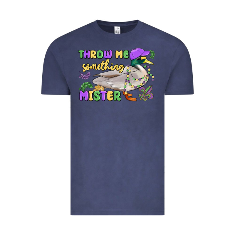 Throw Me Something Mister Mardi Gras Duck Vintage Tee by MaliasSmallBusiness | Teevron