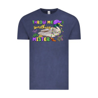 Vintage Denim throw me something mister mardi gras duck Vintage Tee - MaliasSmallBusiness