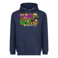 Navy mardi gras Heavyweight Hoodie - CowGirlArtShop