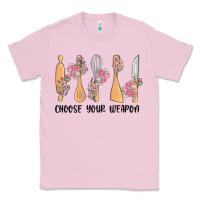 Bubblegum Pink choose your weapon Classic Tee - MaliasSmallBusiness