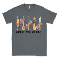 Charcoal Heather choose your weapon Classic Tee - MaliasSmallBusiness