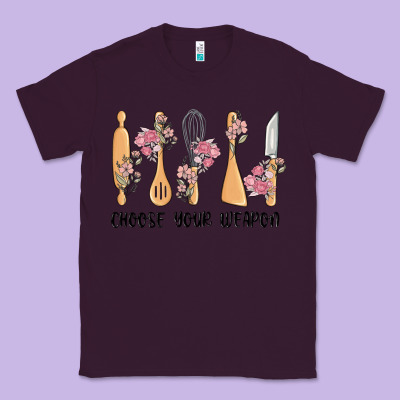 Choose Your Weapon Classic Tee Designed By Maliassmallbusiness