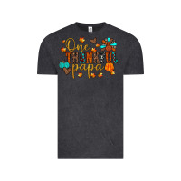 Vintage Black one thankful papa Vintage Tee - JahusDesignShop