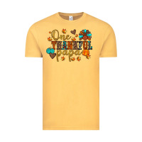 Vintage Mustard one thankful papa Vintage Tee - JahusDesignShop