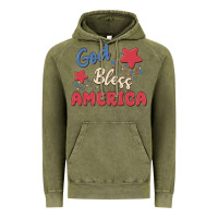 Vintage Olive god bless america Vintage Hoodie - MaliasSmallBusiness