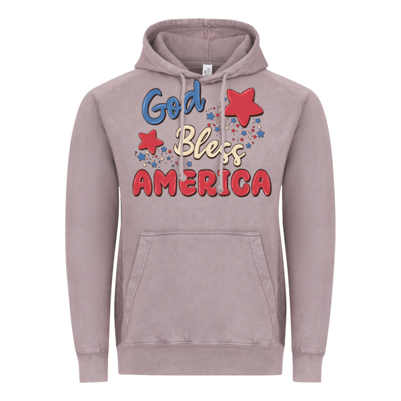 God Bless America Vintage Hoodie by MaliasSmallBusiness | Teevron