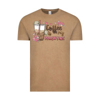 Vintage Coffee coffee is my valentine Vintage Tee - MaliasSmallBusiness