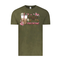 Vintage Olive coffee is my valentine Vintage Tee - MaliasSmallBusiness