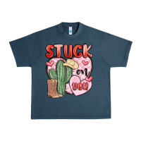 Midnight Navy stuck on you Urban Heavy Tee - MaliasSmallBusiness