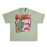 Oil Green stuck on you Urban Heavy Tee - MaliasSmallBusiness