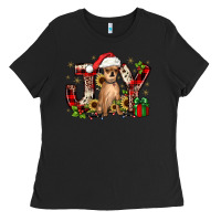 Black Christmas joy chihuahua Ladies Tee - JahusDesignShop
