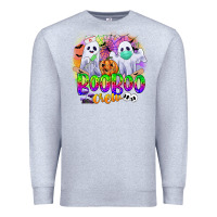Heather Grey boo boo crew Premium Sweatshirt - CowGirlArtShop