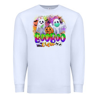 White boo boo crew Premium Sweatshirt - CowGirlArtShop