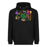 Black cma mardi gras cowgirl Heavyweight Hoodie - CowGirlArtShop