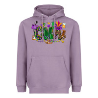 Lavender cma mardi gras cowgirl Heavyweight Hoodie - CowGirlArtShop