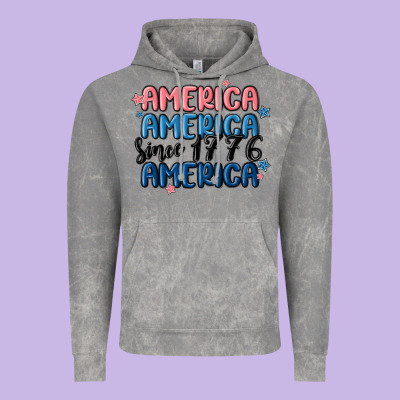 America Since 1776 Vintage Hoodie Designed By Maliassmallbusiness