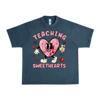 Midnight Navy teaching sweethearts Urban Heavy Tee - MaliasSmallBusiness