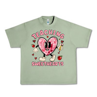 Oil Green teaching sweethearts Urban Heavy Tee - MaliasSmallBusiness