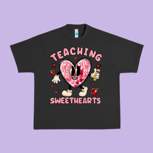 Teaching Sweethearts Urban Heavy Tee Designed By Maliassmallbusiness