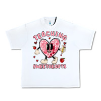 White teaching sweethearts Urban Heavy Tee - MaliasSmallBusiness