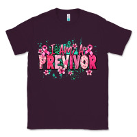 Plum I am a previvor Classic Tee - NancyCooperArtShop