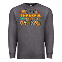 Charcoal Heather one thankful grammy Premium Sweatshirt - CowGirlArtShop