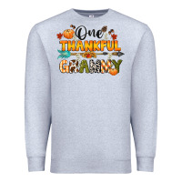 Heather Grey one thankful grammy Premium Sweatshirt - CowGirlArtShop