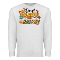 Oatmeal Heather one thankful grammy Premium Sweatshirt - CowGirlArtShop