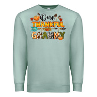 Seafoam one thankful grammy Premium Sweatshirt - CowGirlArtShop