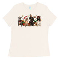 Bone christmas chihuahua pitbull pug dachshund Ladies Tee - JahusDesignShop