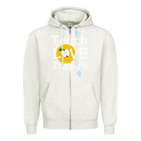 Oatmeal Heather teach love inspire Zipper Hoodie - Bettercallsaul
