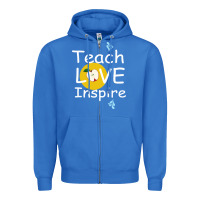 True Royal teach love inspire Zipper Hoodie - Bettercallsaul
